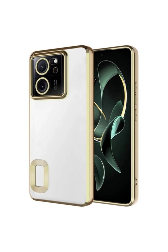 Xiaomi Mi 13T Pro Uyumlu Kılıf Kamera Korumalı Logo Gösteren Zore Omega Kapak