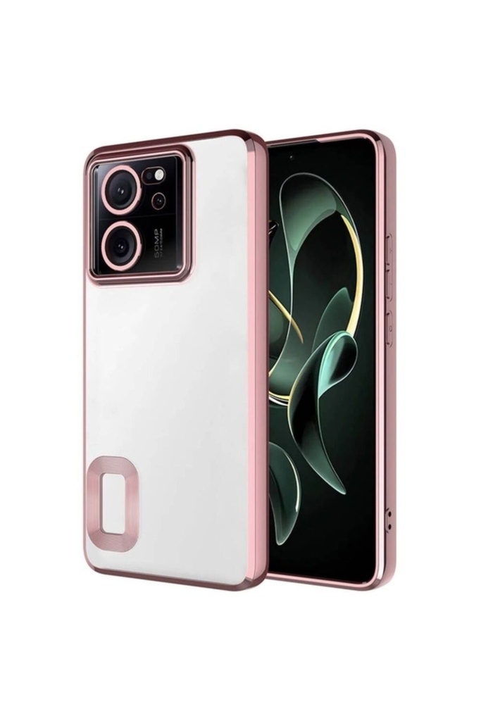 Xiaomi Mi 13T Pro Uyumlu Kılıf Kamera Korumalı Logo Gösteren Zore Omega Kapak