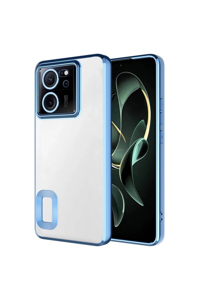 Xiaomi Mi 13T Pro Uyumlu Kılıf Kamera Korumalı Logo Gösteren Zore Omega Kapak