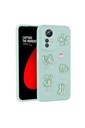 Xiaomi Redmi Note 12S Uyumlu Kılıf Kabartma Figürlü Parlak Zore Toys Silikon Kapak