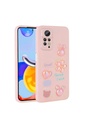 Xiaomi Redmi Note 12 Pro 4G Uyumlu Kılıf Kabartma Figürlü Parlak Zore Toys Silikon Kapak