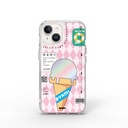 Apple iPhone 15 Uyumlu Kılıf Çift Katman Desenli Wiwu Summer Serisi Kapak