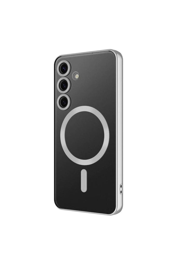 Samsung Galaxy S24 Uyumlu Kılıf Kamera Korumalı M-safe Wireless Şarj Özellikli Zore Demre Kapak
