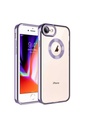 Apple iPhone SE 2022 Uyumlu Kılıf Kamera Korumalı Logo Gösteren Zore Omega Kapak