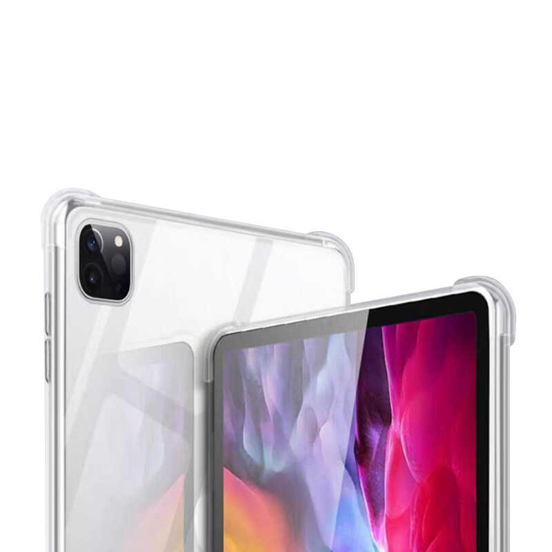 [RNZ-TA40628] Apple iPad Pro 12.9 2020 (4.Nesil) Uyumlu Kılıf Zore Tablet Nitro Anti Shock Silikon Kapak