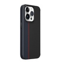 Apple iPhone 15 Pro Max Uyumlu Kılıf Wiwu LCC-107 Karbon Fiber M-safe Şarj Özellikli Kamera Korumalı Kabon Kapak