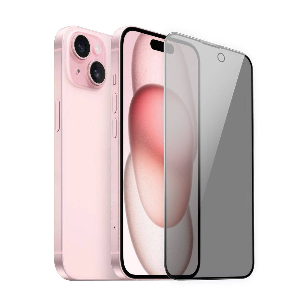 [RNZ-TA95249] Apple iPhone 15 Plus Uyumlu Wiwu iPrivacy HD Anti-Peep Ekran Koruyucu