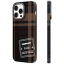 Apple iPhone 14 Pro Max Uyumlu Kılıf Ekose Desenli Youngkit Gezhi Serisi Kapak