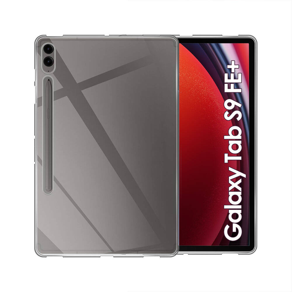Samsung Galaxy Tab S9 FE Plus Uyumlu Kılıf Zore Tablet Süper Silikon Kapak