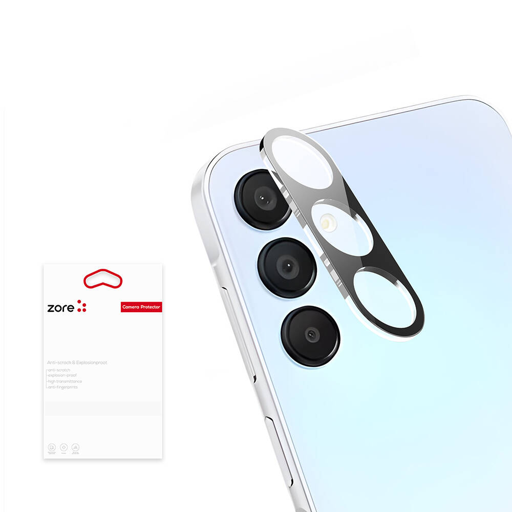 [RNZ-TA98716] Samsung Galaxy A15 Uyumlu Zore 3D Kamera Camı