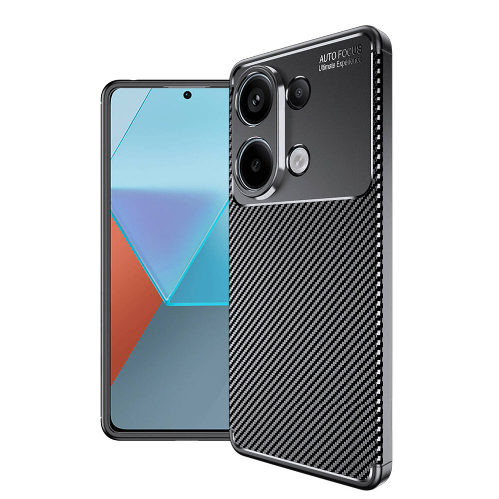 [RNZ-TA98718] Xiaomi Redmi Note 13 Pro 4G Uyumlu Kılıf Zore Negro Silikon Kapak (Siyah)