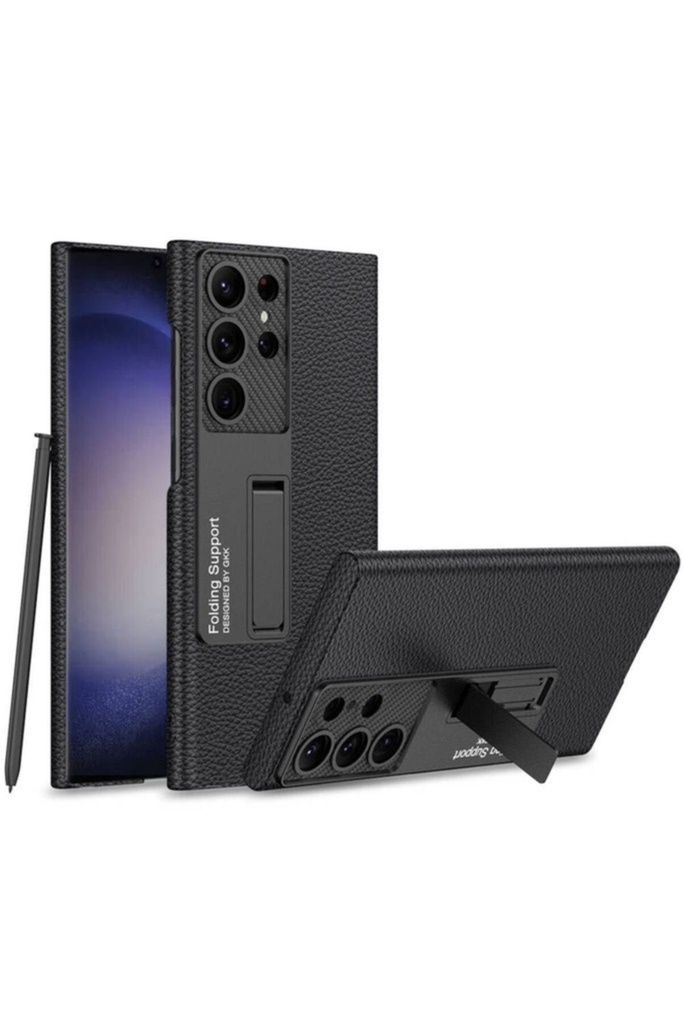 Samsung Galaxy S24 Ultra Uyumlu Kılıf Zore Kıpta Standlı Kapak