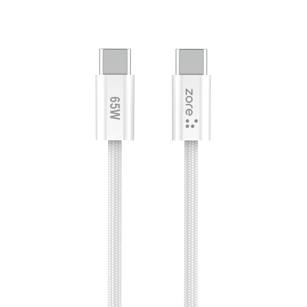 [RNZ-TA98767] Zore Vol Serisi Type-C to Type-C PD Şarj ve Data Kablosu 65W 3A 1 Metre