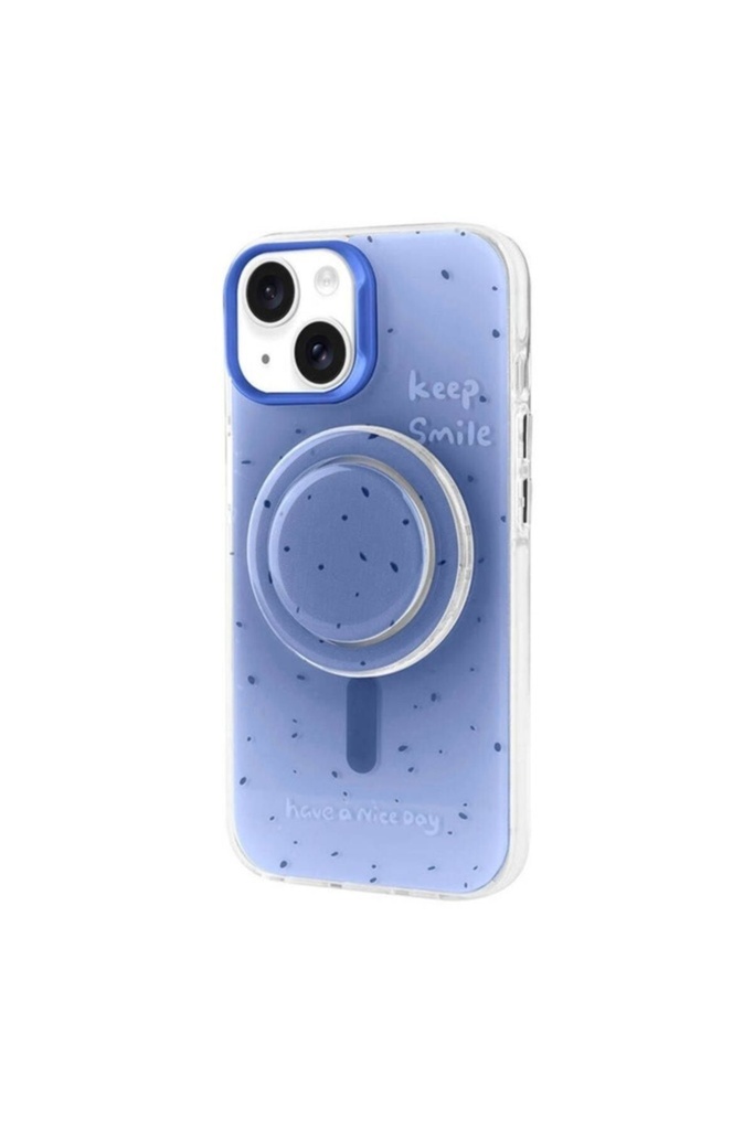 Apple iPhone 14 Uyumlu Kılıf M-safe Şarj Özellikli Tak-Çıkar Pop Soketli Zore Tiktok Kapak