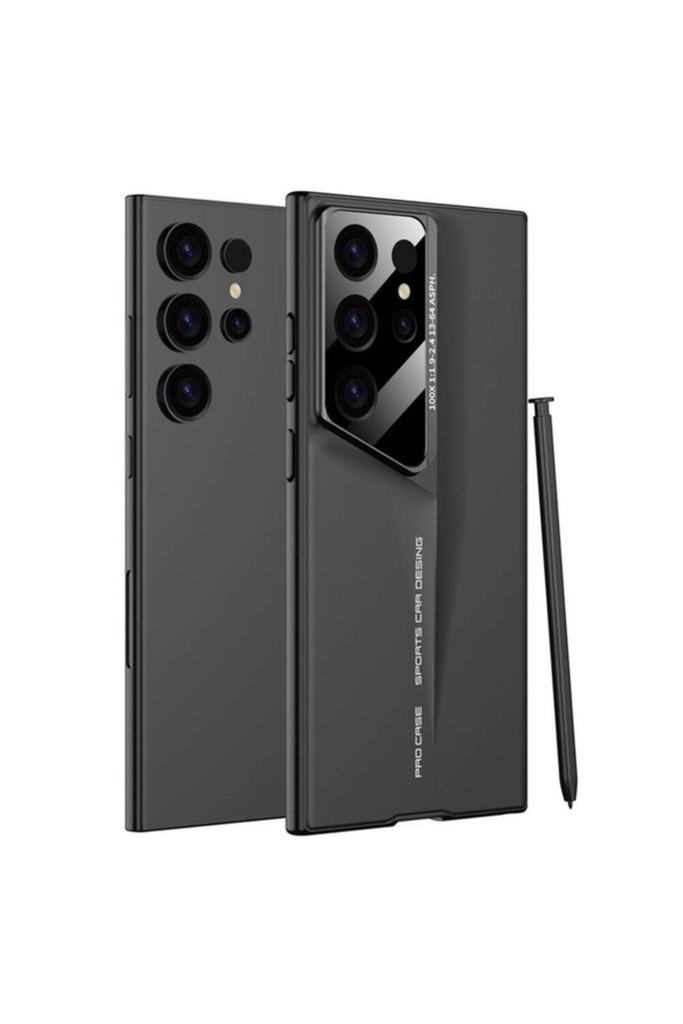[RNZ-TA98850] Samsung Galaxy S24 Ultra Uyumlu Kılıf Ultra İnce Kamera Korumalı Sert Rubber Zore Procase Kapak (Siyah)