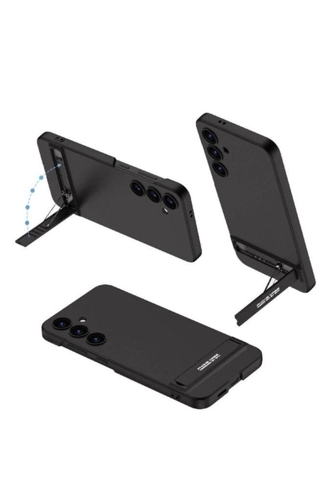 Samsung Galaxy S24 Plus Uyumlu Kılıf Zore Kamera Korumalı Dikey Standlı Ays Kapak
