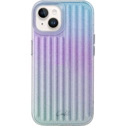 [ZTA98921] Apple iPhone 14 Uyumlu Kılıf Parlayan Arka Yüzey Coehl Linear Kapak (Mor)