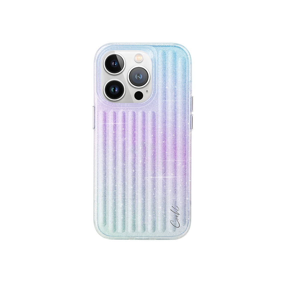 [ZTA98925] Apple iPhone 15 Pro Uyumlu Kılıf Parlayan Arka Yüzey Coehl Linear Kapak