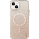 Apple iPhone 14 Uyumlu Kılıf M-safe Şarj Özellikli Simli Arka Yüzey Coehl Lumino Kapak