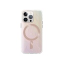 Apple iPhone 15 Pro Uyumlu Kılıf M-safe Şarj Özellikli Yaprak Desenli Coehl Willow Kapak