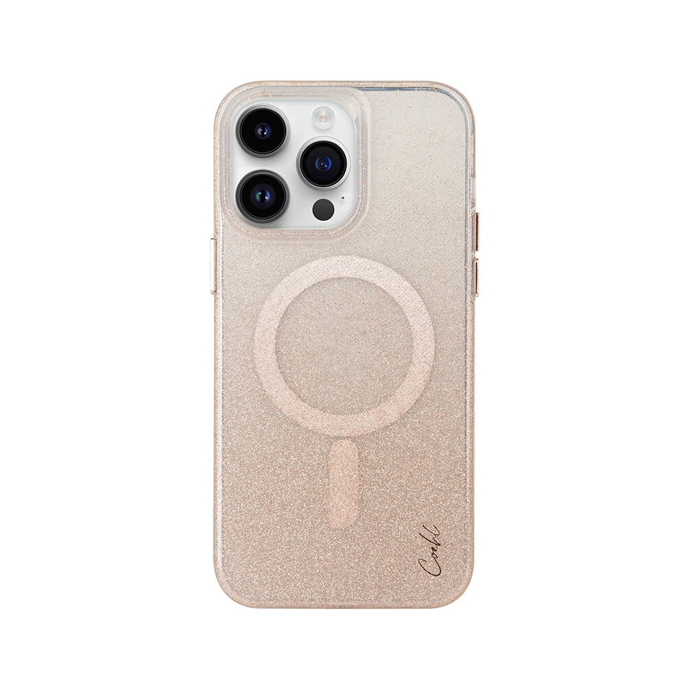 [ZTA98944] Apple iPhone 14 Pro Uyumlu Kılıf M-safe Şarj Özellikli Simli Arka Yüzey Coehl Lumino Kapak