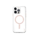 Apple iPhone 15 Pro Uyumlu Kılıf M-safe Şarj Özellikli Simli Magnetik Coehl Glace Kapak