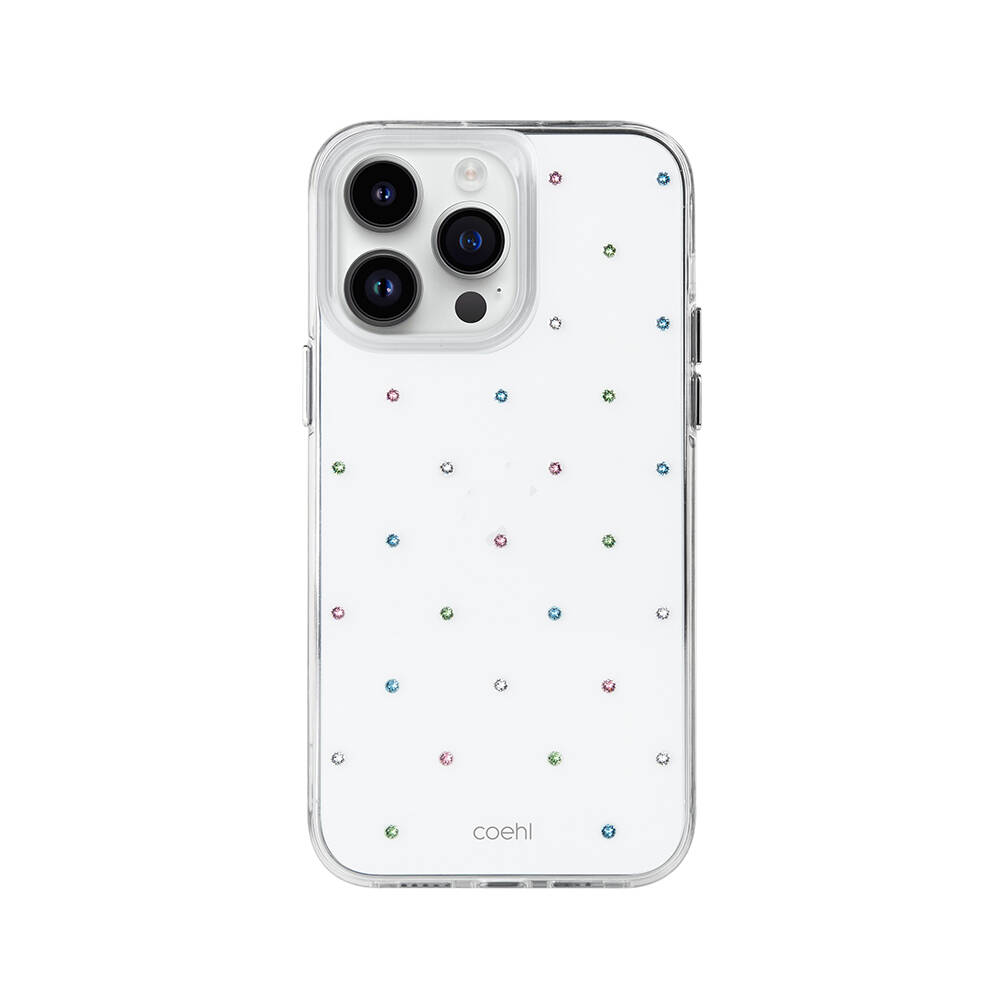 [ZTA98968] Apple iPhone 14 Pro Max Uyumlu Kılıf Tektaş Desenli Coehl Solitaire Kapak
