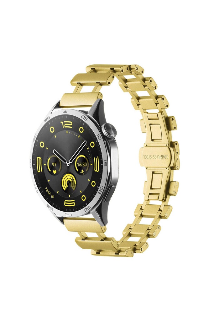 Samsung Galaxy Watch 46mm Uyumlu Zore KRD-96 22mm Metal Kordon