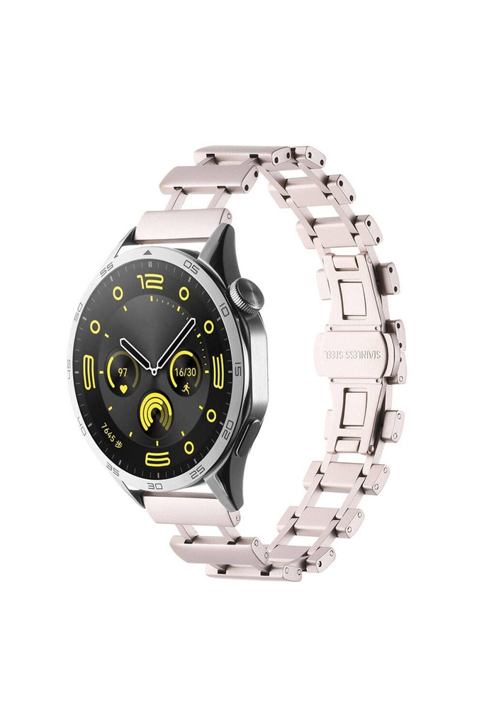 Samsung Galaxy Watch 46mm Uyumlu Zore KRD-96 22mm Metal Kordon