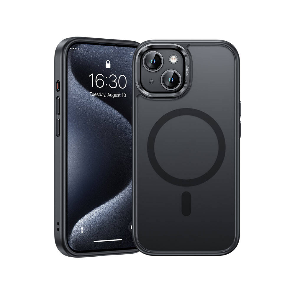 [RNZ-TA95797] Apple iPhone 15 Plus Uyumlu Kılıf M-safe Şarj Özellikli Benks Mist Protective Kapak
