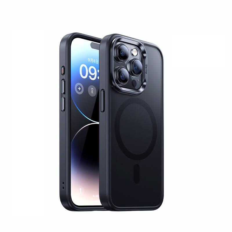 Apple iPhone 15 Pro Uyumlu Kılıf M-safe Şarj Özellikli Benks Mist Protective Kapak