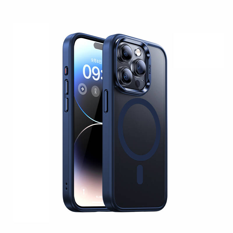 Apple iPhone 15 Pro Max Uyumlu Kılıf M-safe Şarj Özellikli Benks Mist Protective Kapak