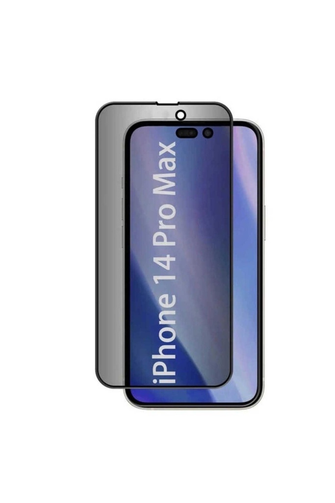 Apple iPhone 14 Pro Max Uyumlu Zore Kor Privacy Cam Ekran Koruyucu