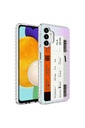 Samsung Galaxy A13 4G Uyumlu Kılıf Airbag Kenarlı Renkli Desenli Silikon Zore Elegans Kapak