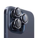 Apple iPhone 15 Pro Uyumlu Wiwu LG-004 PVD Lens Guard Metal Kamera Lens Koruyucu