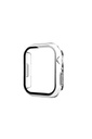 Apple Watch 7 45mm Uyumlu Şeffaf Kasa ve Ekran Koruyucu Zore Watch Gard 13