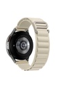 Samsung Galaxy Watch 42mm 20mm Uyumlu Kordon Alpine Hasır Örgü Zore KRD-74 Kumaş Kayış