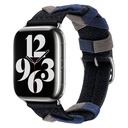 Apple Watch 38mm Uyumlu Kordon Sarmal Örgü Tasarımlı Kumaş Zore KRD-97 Kayış