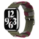 Apple Watch 7 41mm Uyumlu Kordon Sarmal Örgü Tasarımlı Kumaş Zore KRD-97 Kayış
