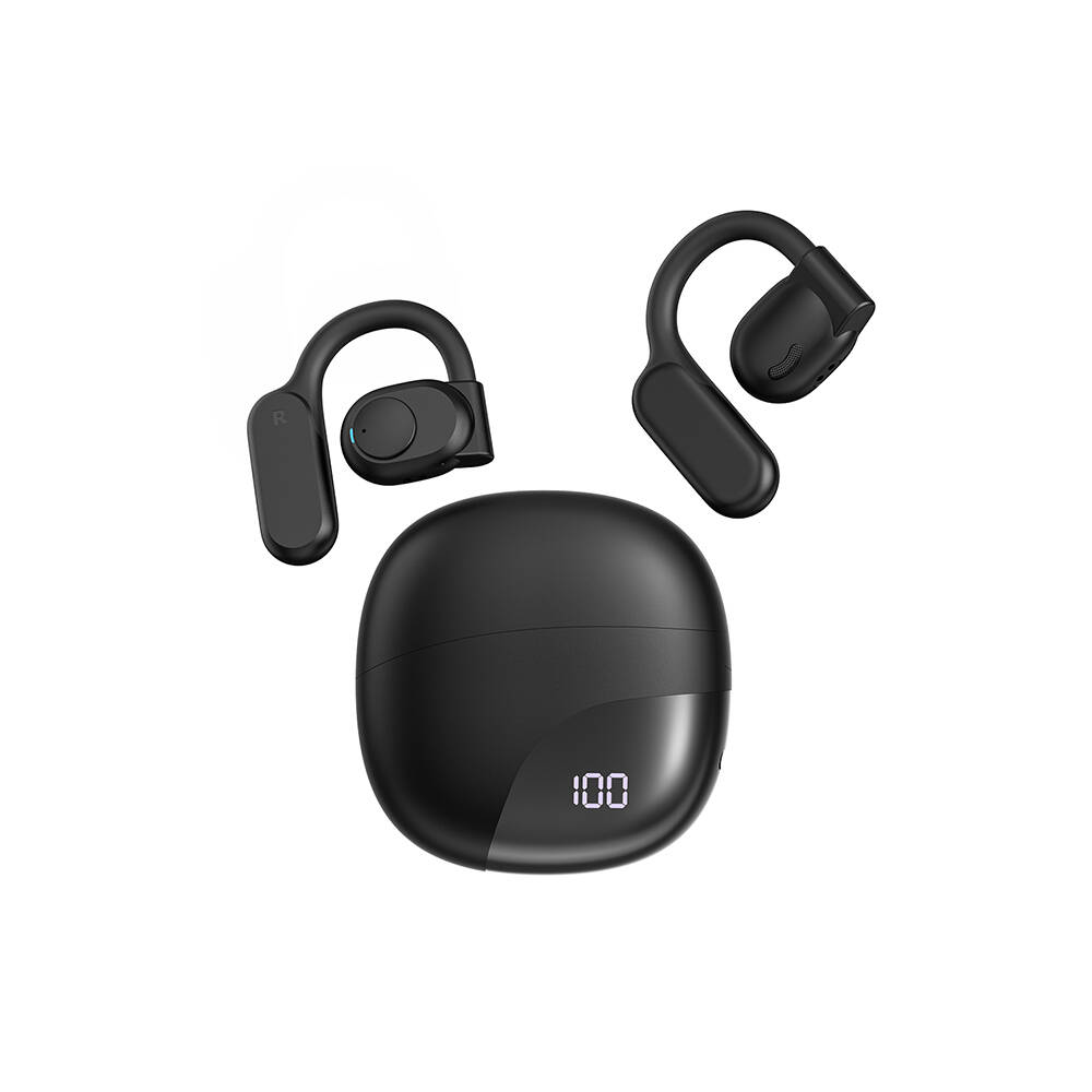 [RNZ-TA99408] Wiwu T20 Openbuds TWS Kulak İçi Bluetooth v5.3 Kulaklık (Siyah)