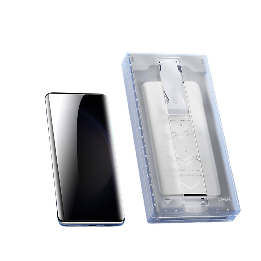 [RNZ-TA98019] Samsung Galaxy S24 Ultra Uyumlu Zore Uygulama Aparatlı 6in1 Easy Body Privacy Ekran Koruyucu