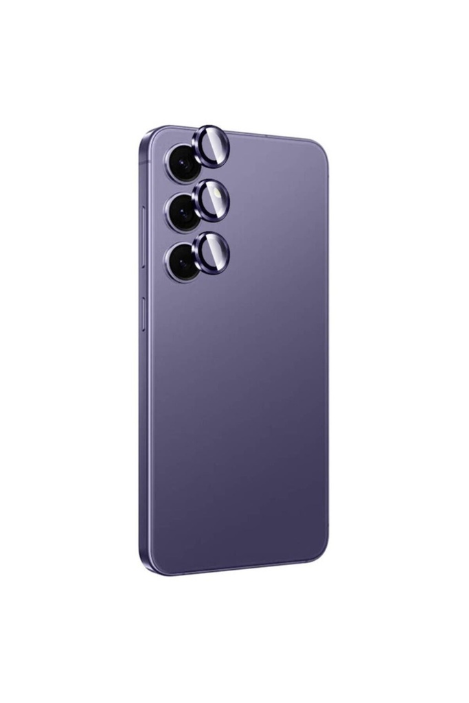Samsung Galaxy S24 Plus Uyumlu Zore Titanium Premium Temperli Kamera Lens Koruyucu