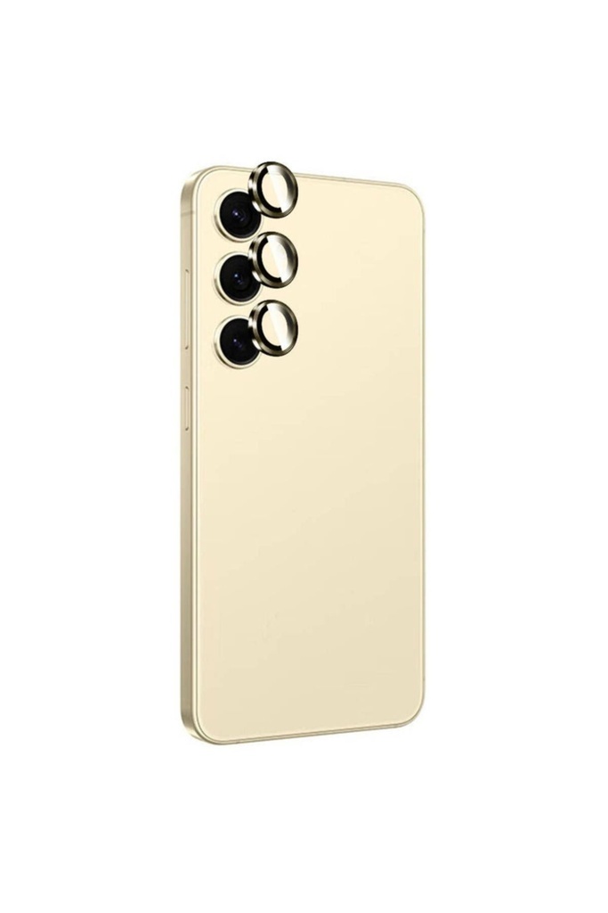 Samsung Galaxy S24 Plus Uyumlu Zore Titanium Premium Temperli Kamera Lens Koruyucu