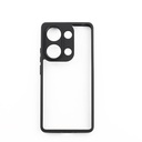 Xiaomi Redmi Note 13 Pro 4G Uyumlu Kılıf Kamera Korumalı Şeffaf Arka Yüzey Zore New Roll Kapak