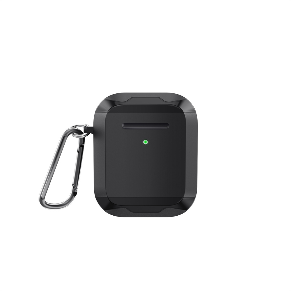 [RNZ-TA86451] Apple Airpods Uyumlu Kılıf Wiwu JD-102 Defender Anti Shock Koruyucu Kılıf (Siyah)