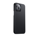 Apple iPhone 14 Pro Max Uyumlu Kılıf M-safe Özellikli Karbon Fiber Benks Essential Kevlar Kapak