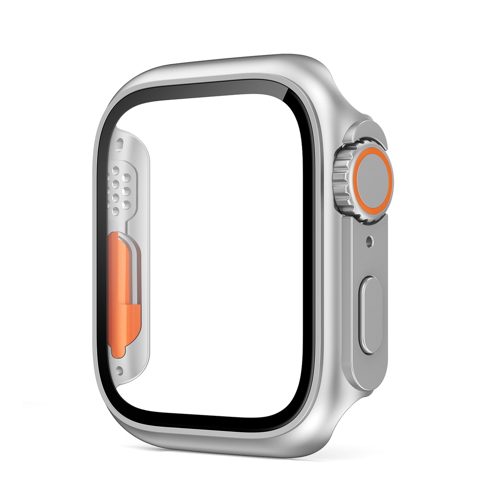 [RNZ-TA86569] Apple Watch 7 45mm Uyumlu - Watch Ultra 49mm Kasa Dönüştürücü ve Ekran Koruyucu Zore Watch Gard 25