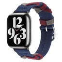 Apple Watch 42mm Uyumlu Kordon Sarmal Örgü Tasarımlı Kumaş Zore KRD-97 Kayış