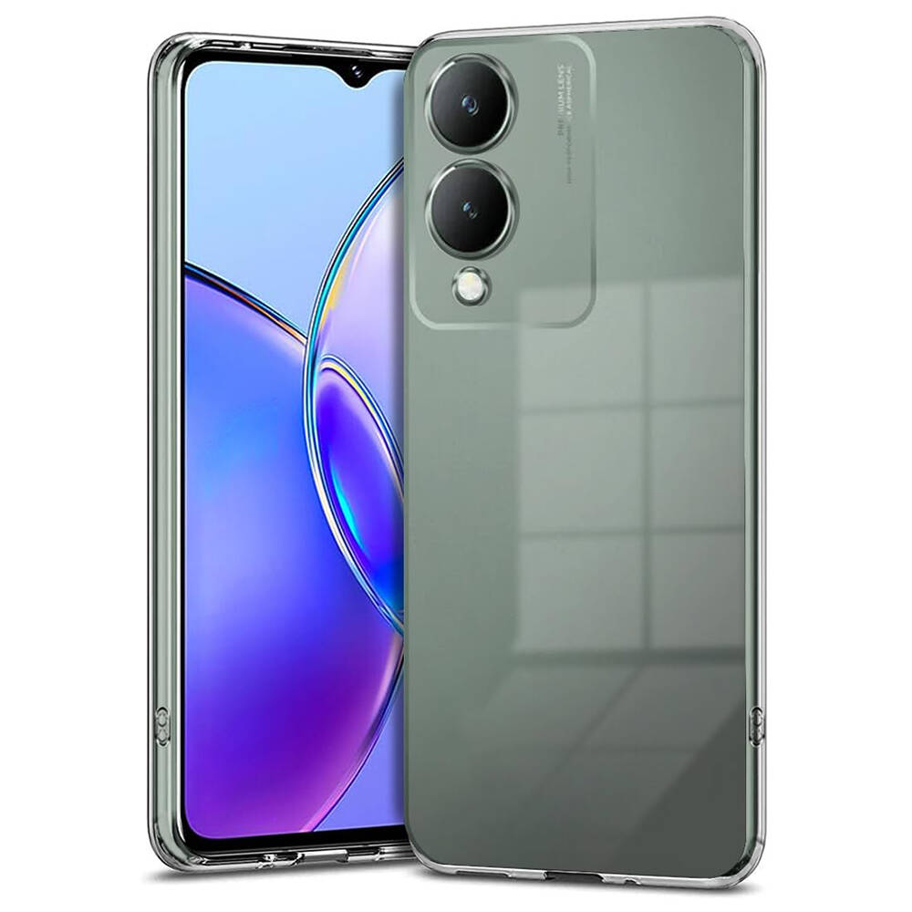 Vivo Y17S Uyumlu Kılıf Zore Süper Silikon Kapak