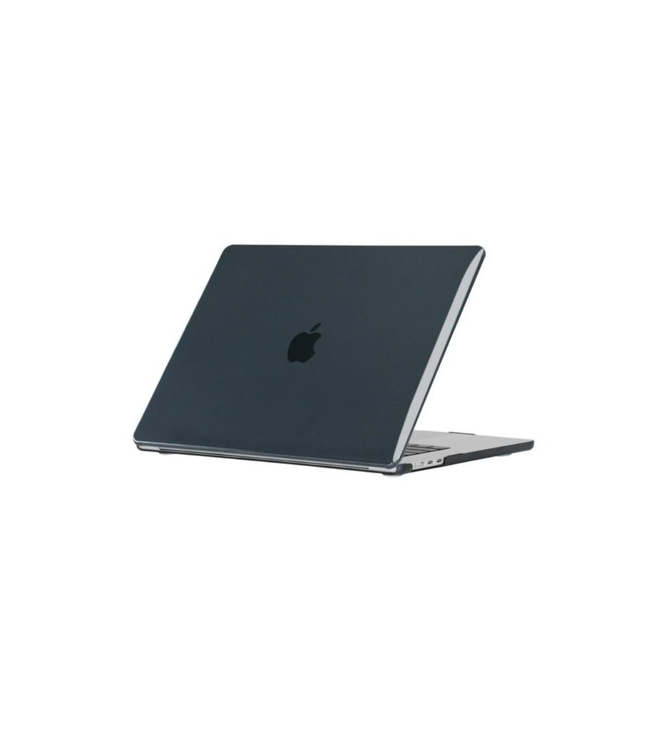 [RNZ-TA100902] Apple Macbook 15" Air M2 2024 A2941 Uyumlu Zore MSoft Kristal Kapak (Siyah)